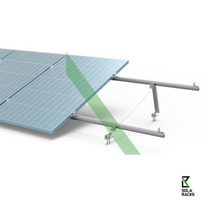 Fixed tilt triangle mounting system